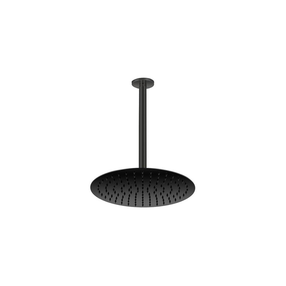 GPD Ankastre Duş Başlığı Tavandan ⌀30 Cm Siyah Ads22-s resmi