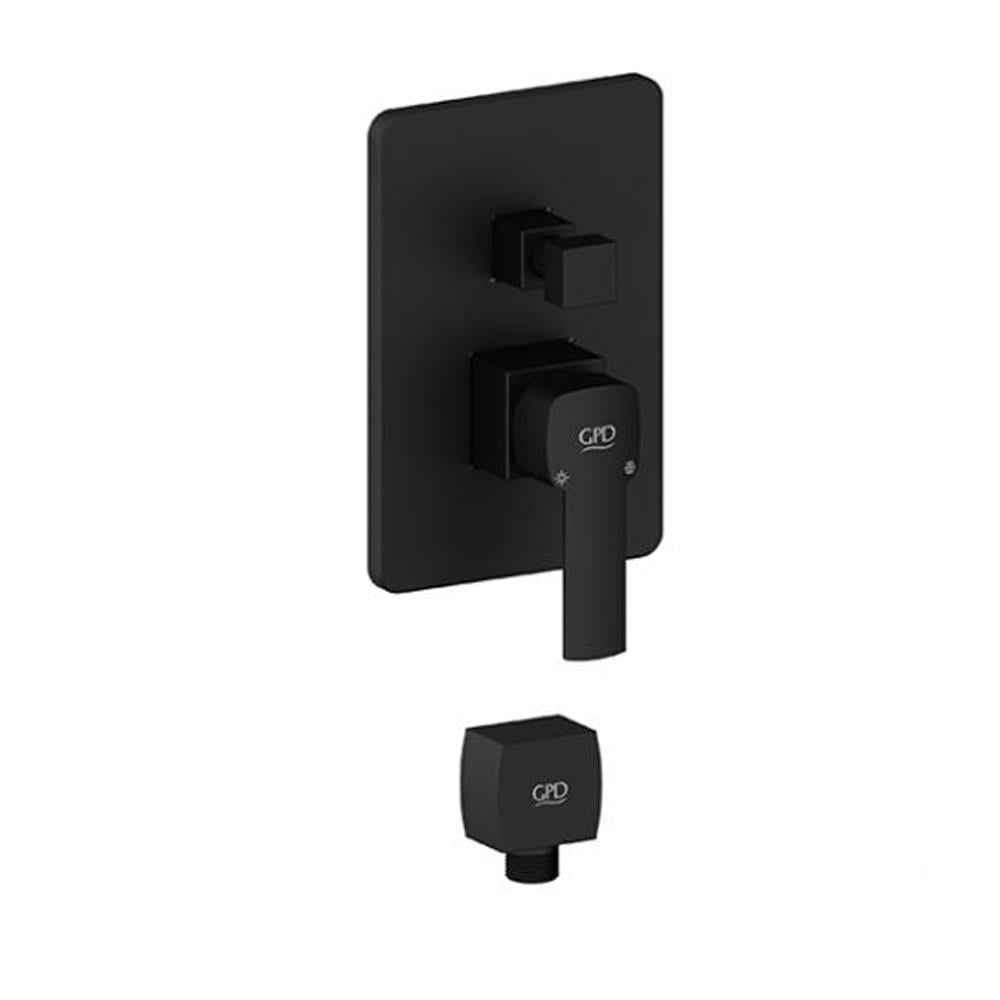 GPD Pedra Ankastre Kabin Bataryası Siyah Mkb160-s resmi