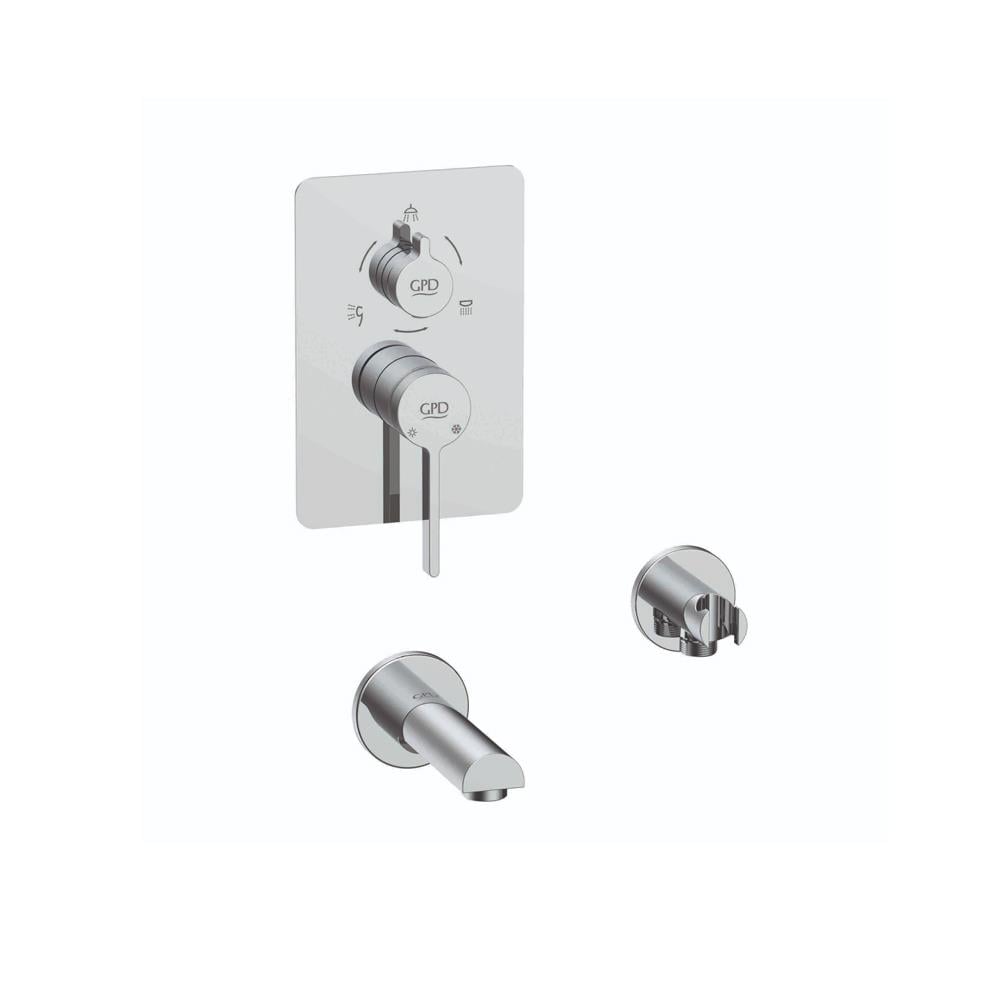 GPD Gildo Mix Çevirmeli Ankastre Batarya Krom Mca166 resmi