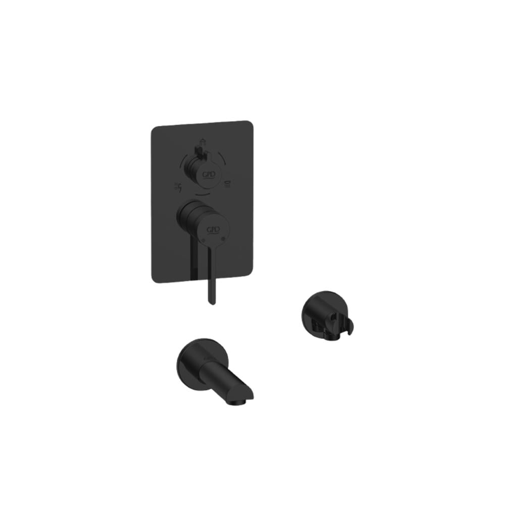 GPD Gildo Mix Çevirmeli Ankastre Batarya Siyah Mca166-s resmi