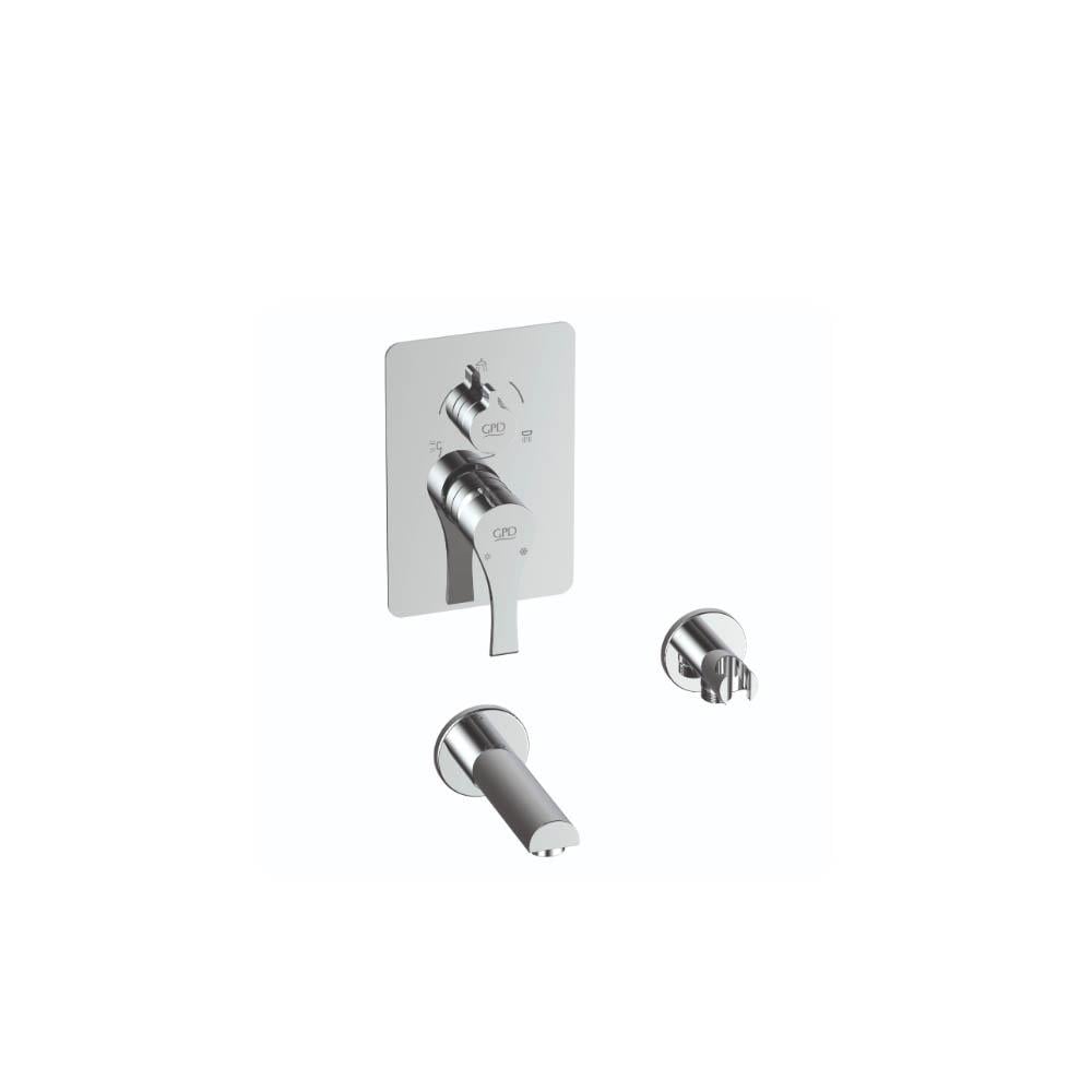 GPD Atros Mix Çevirmeli Ankastre Batarya Krom Mca66 resmi