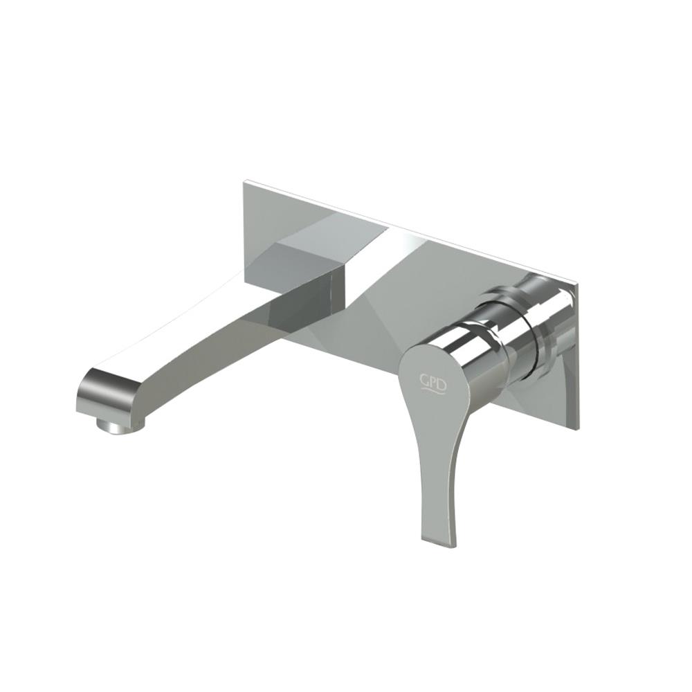 GPD Atros Duvardan Ankastre Lavabo Bataryası Krom Mda65 resmi