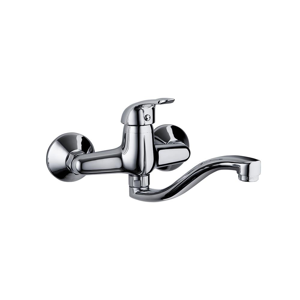 GPD Adrio Aplike Lavabo Bataryası Krom Mal120 resmi