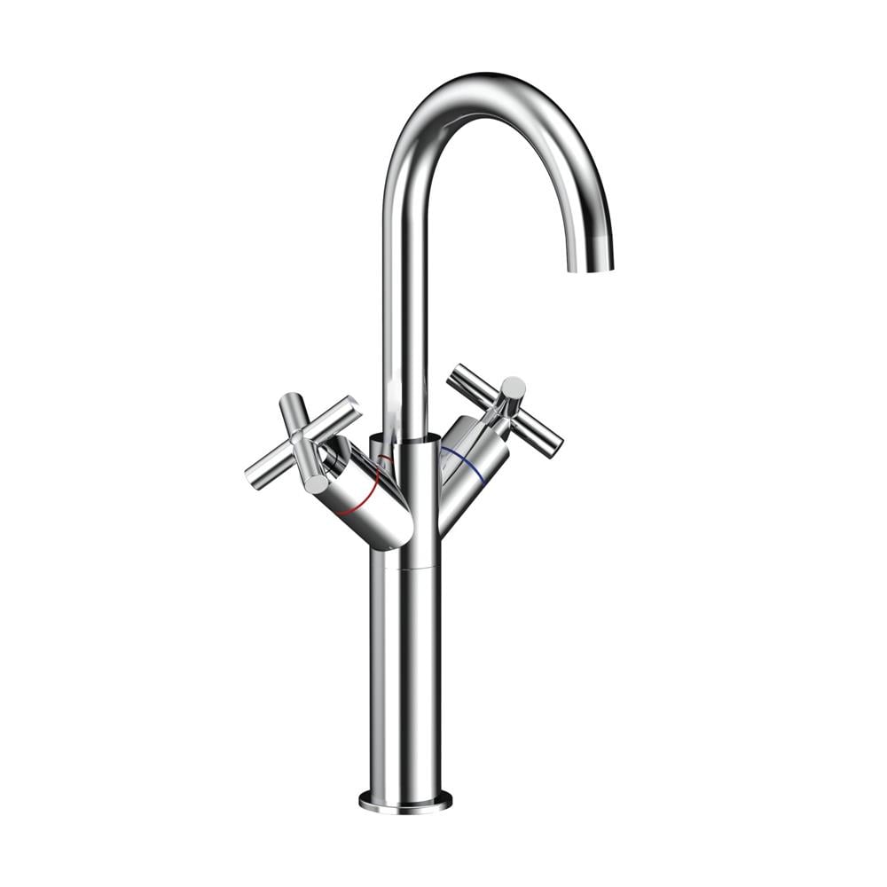 GPD Nino Set Üstü Lavabo Bataryası Krom Slb05 resmi