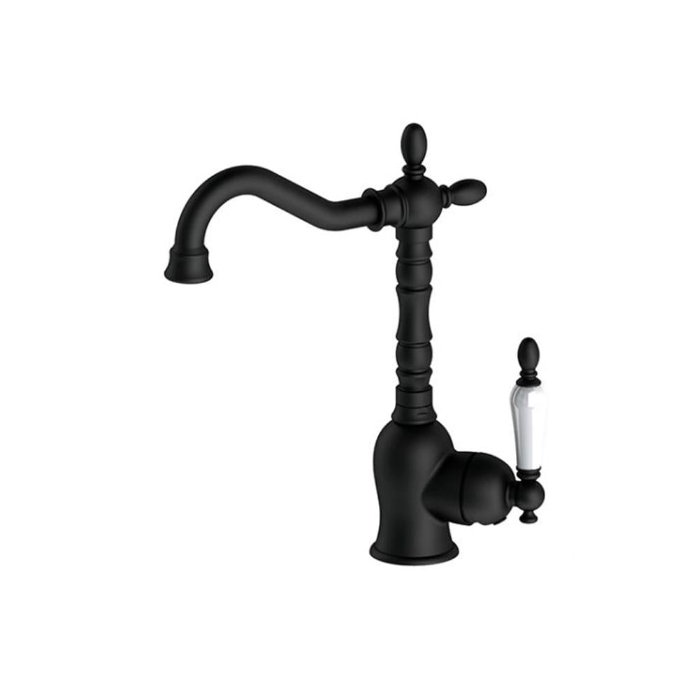 GPD Retro Tek Gövde Lavabo Bataryası  siyah Mtl180-s resmi