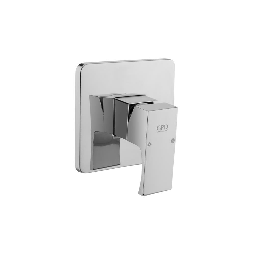 GPD Fuego Ankastre Duş Bataryası Krom Mad105 resmi