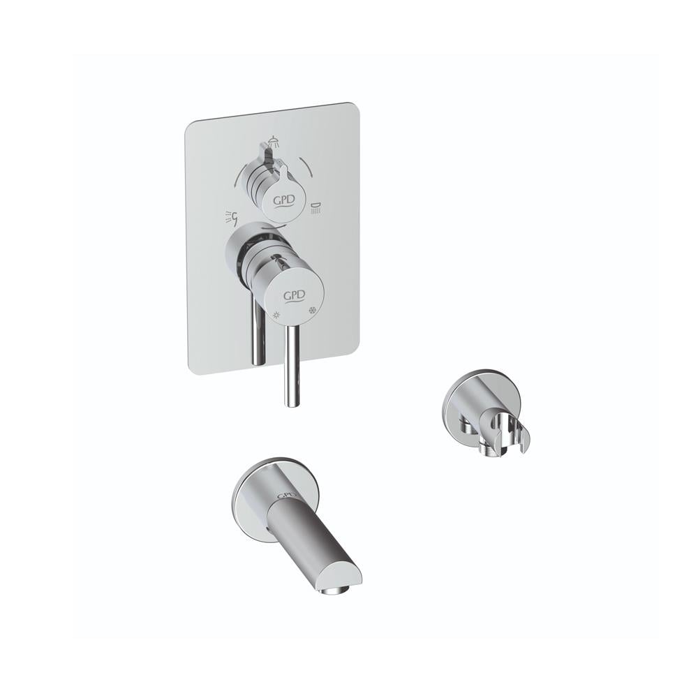 GPD Espina Mix Çevirmeli Ankastre Batarya Krom Mca71 resmi