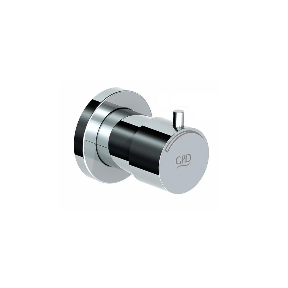 GPD Espina Ankastre Ara Kesme Vanası 1/2" Büyük Volan Krom Aak71 resmi