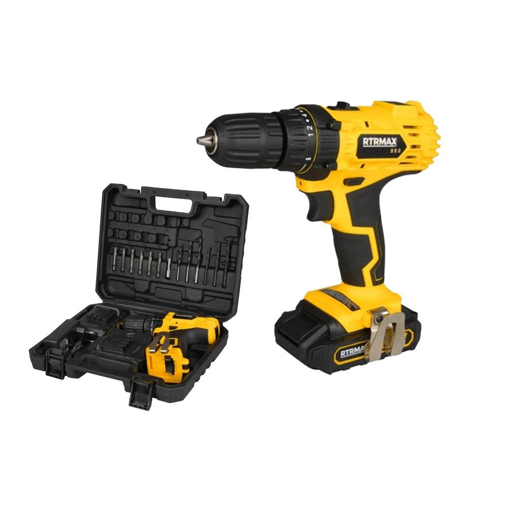Rtrmax RTM350 Çift Akülü Matkap Vidalama 18V 2x1.5AH resmi