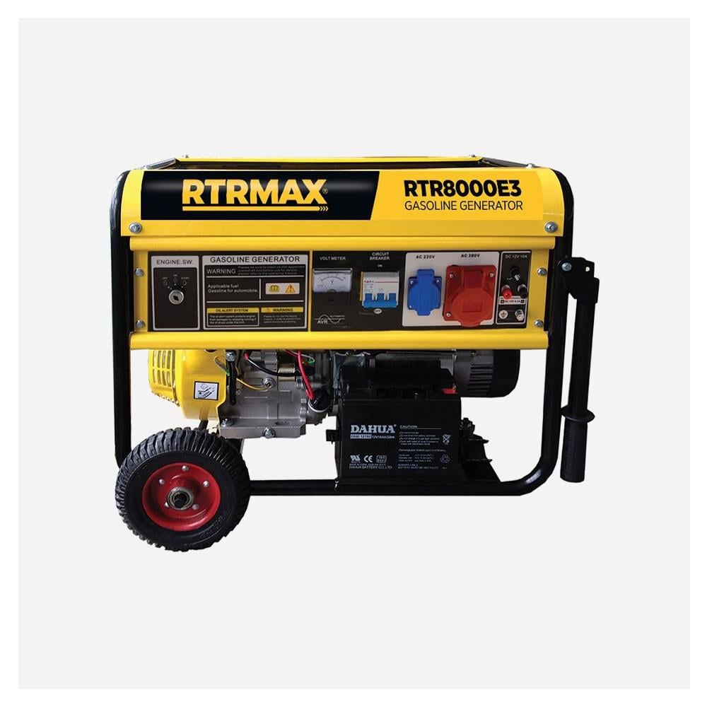 Rtrmax Rtr8000e3 Benzinli Jeneratör 8.1 Kva 6.5 Kw resmi