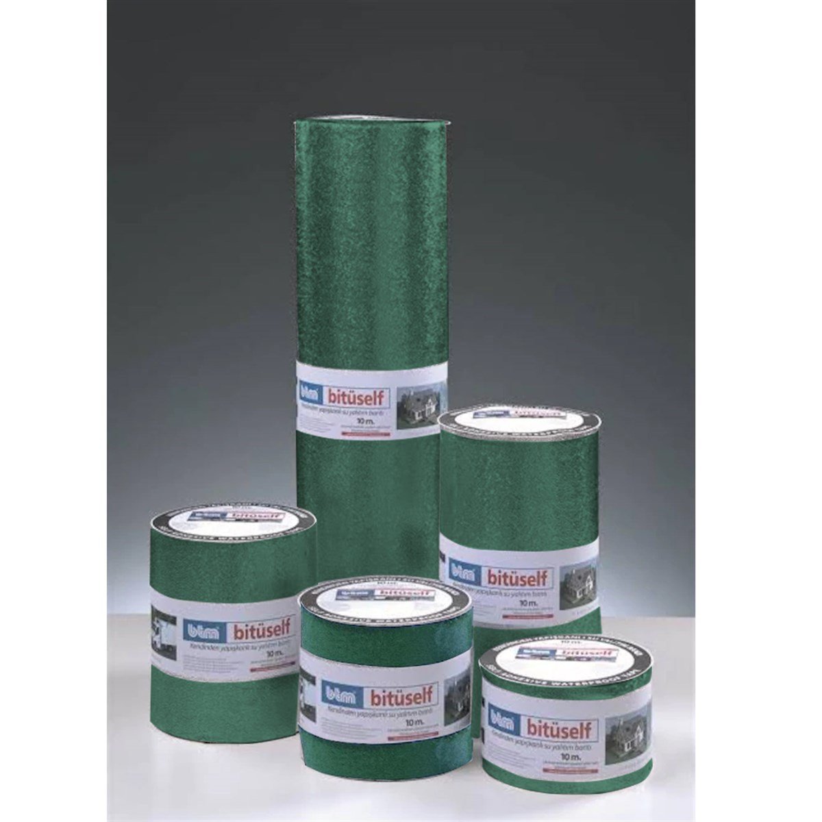 Btm Star Yapışkanlı Su Yalıtım Bandı Yeşil 15 Cm X 10 M resmi