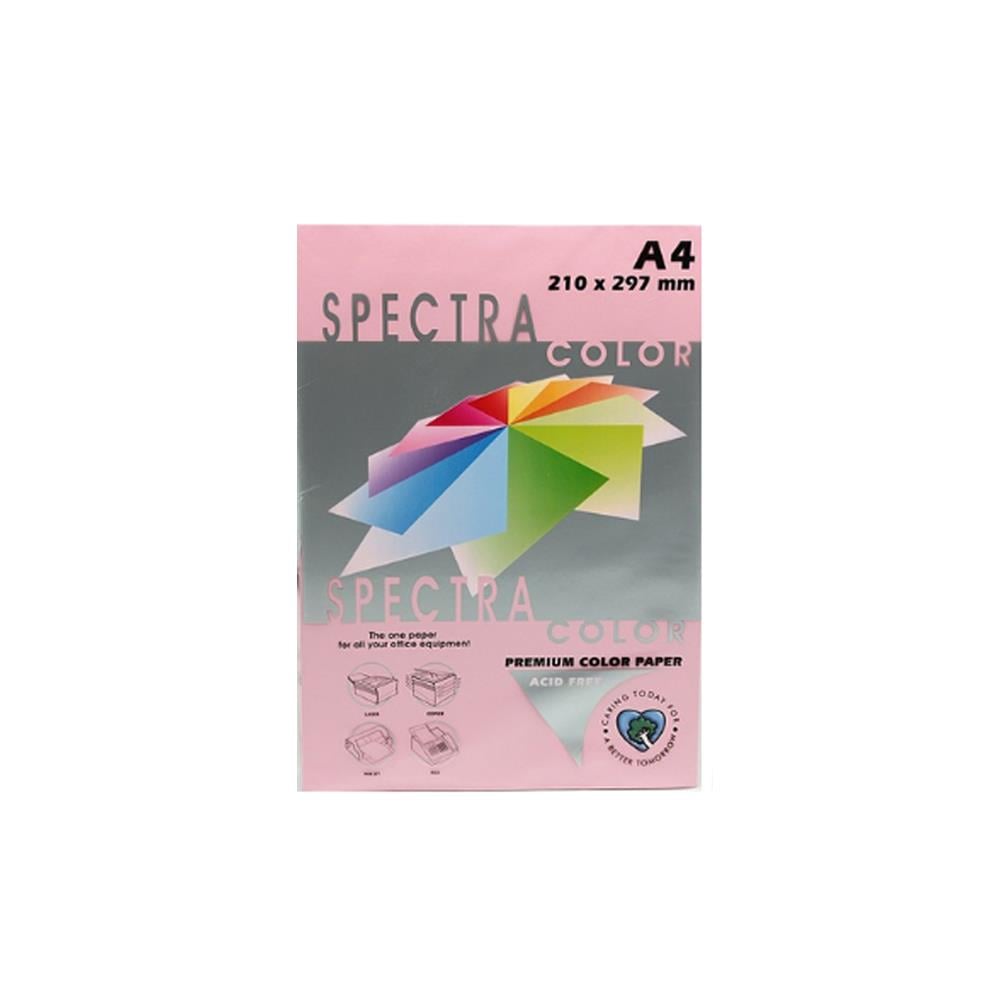 Spectra Color Fotokopi Kağıdı Pembe A4 500'lü resmi
