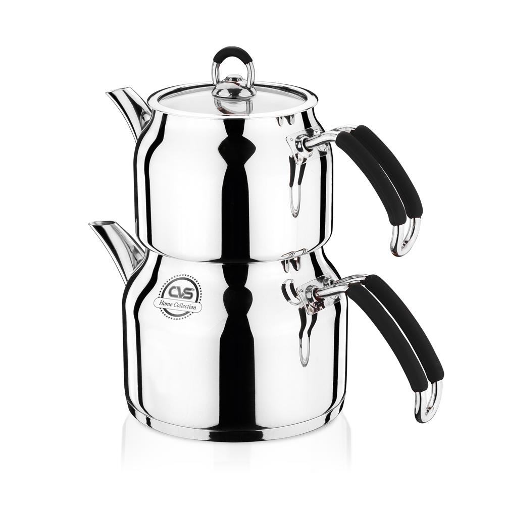 Cvs Dn 12034 İmaj Orta Boy Paslanmaz Çelik Çaydanlık resmi