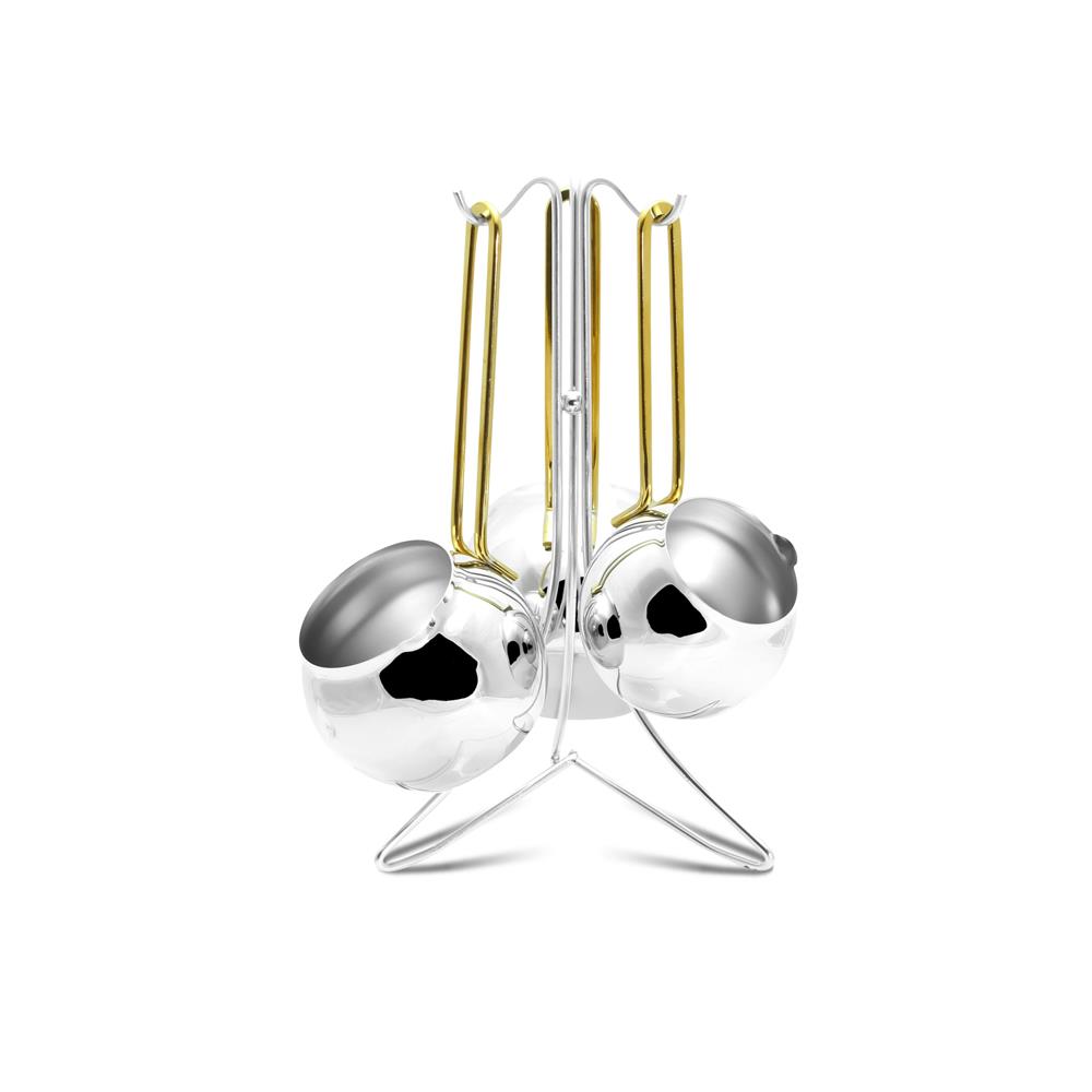 Cvs Dn 12202 Standlı Çelik Cezve Seti Gold resmi