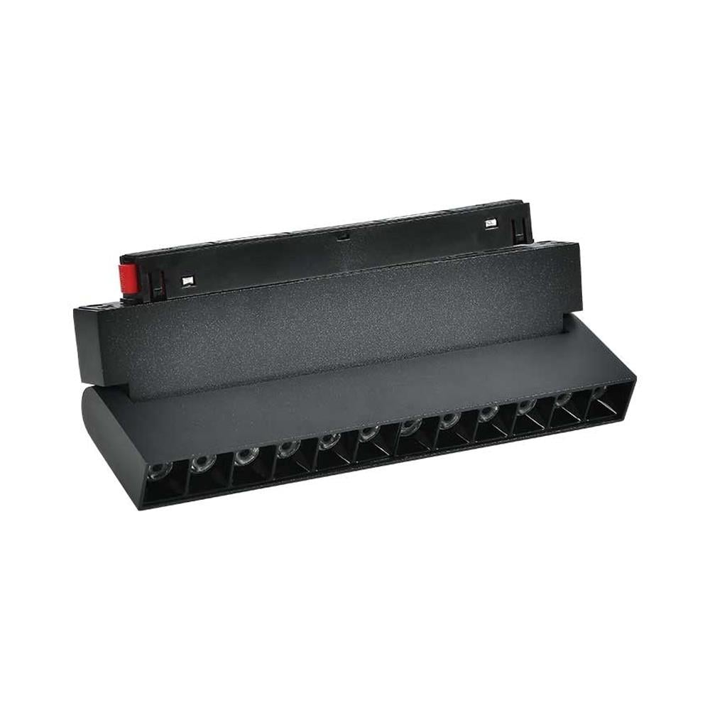 Forlife Siyah Lensli Hareketli Magnet Armatür 12W 6500K Beyaz FL-5522 resmi