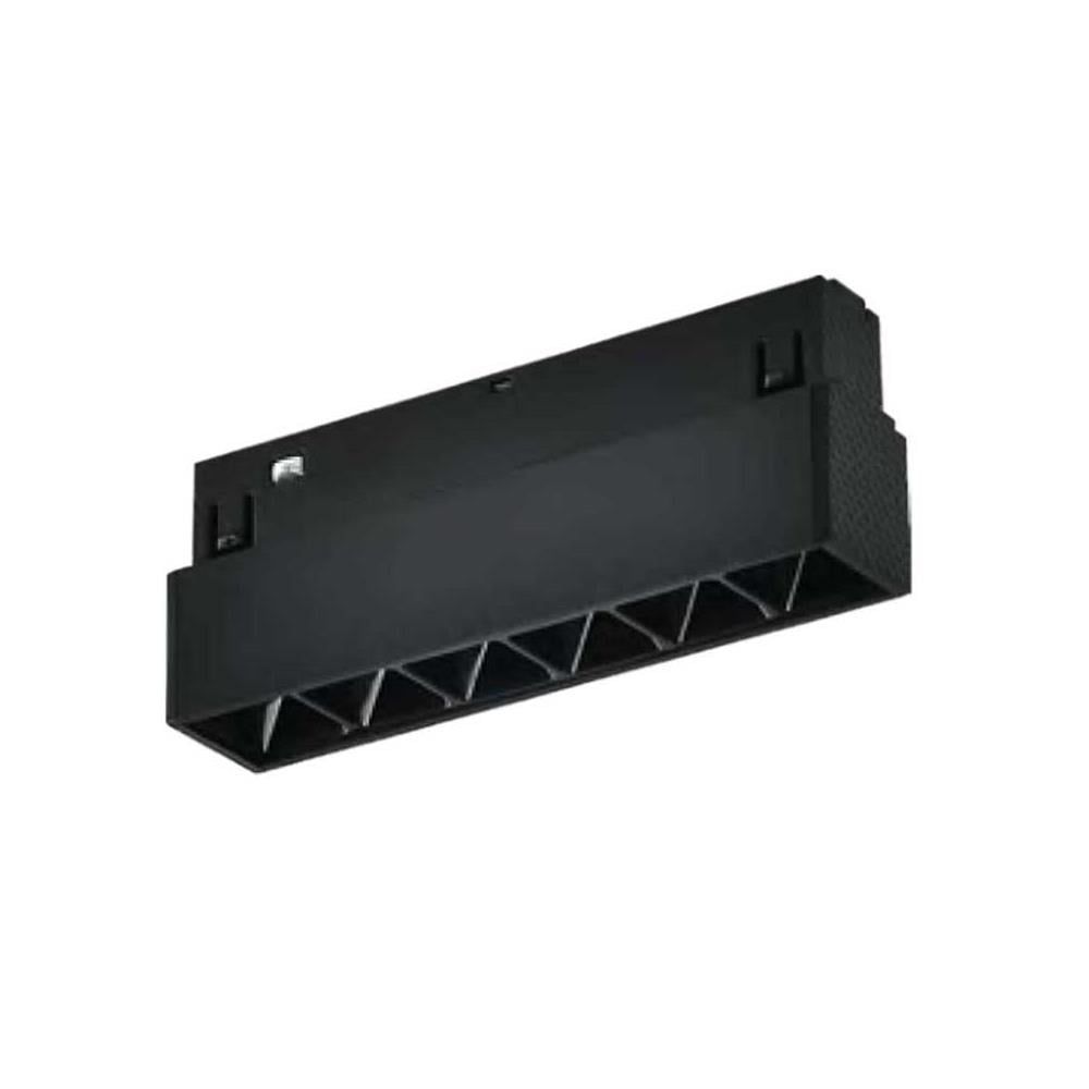 Forlife Siyah Kompakt Lensli Magnet Armatür 6W 6500K Beyaz FL-6611 resmi