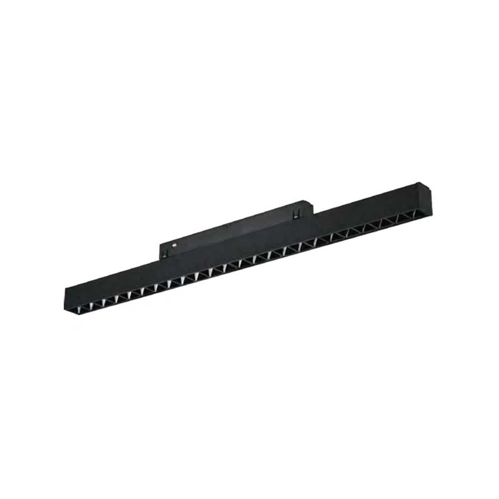 Forlife Siyah Kompakt Lensli Magnet Armatür 24W 6500K Beyaz FL-6614 resmi