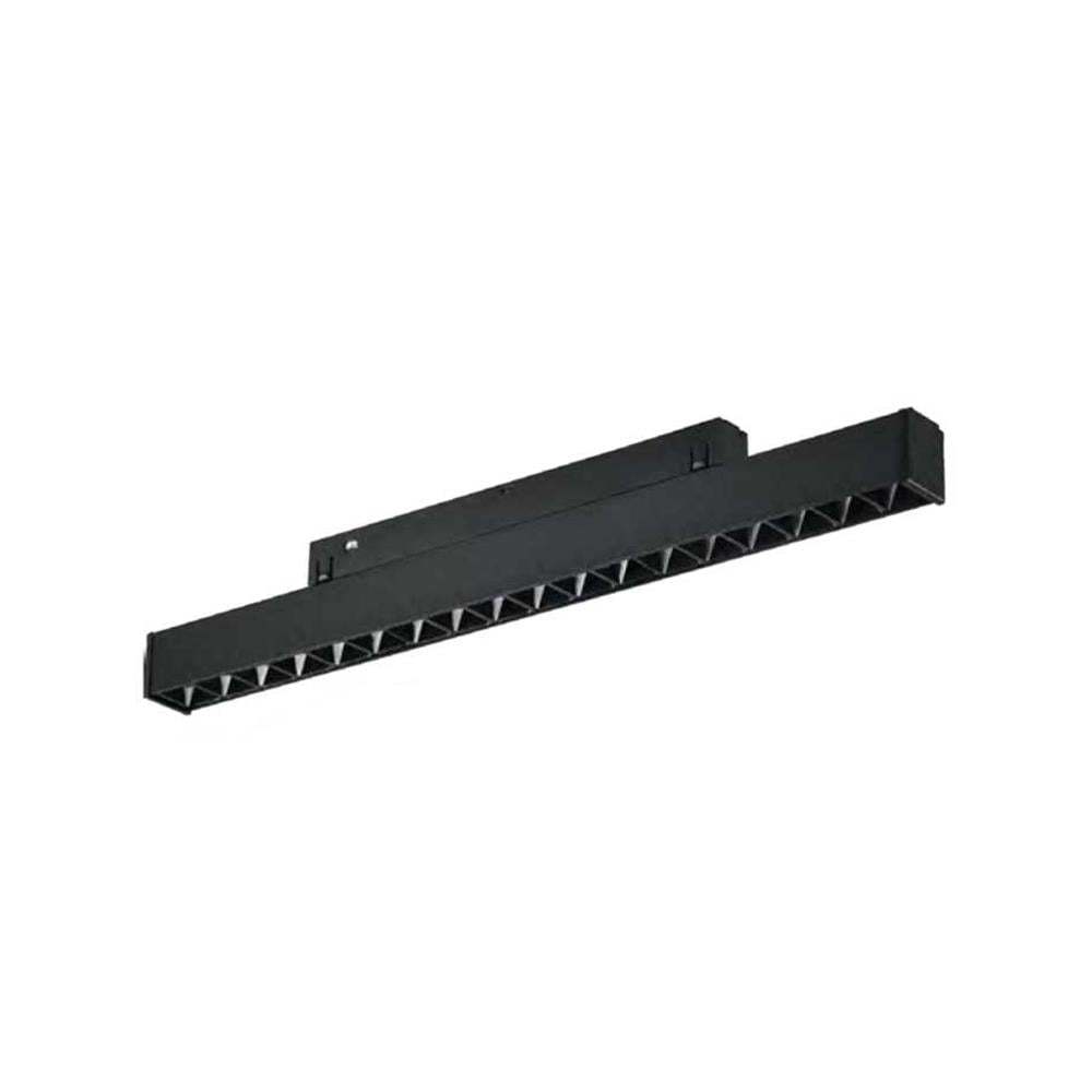 Forlife Siyah Kompakt Lensli Magnet Armatür 18W 6500K Beyaz FL-6613 resmi