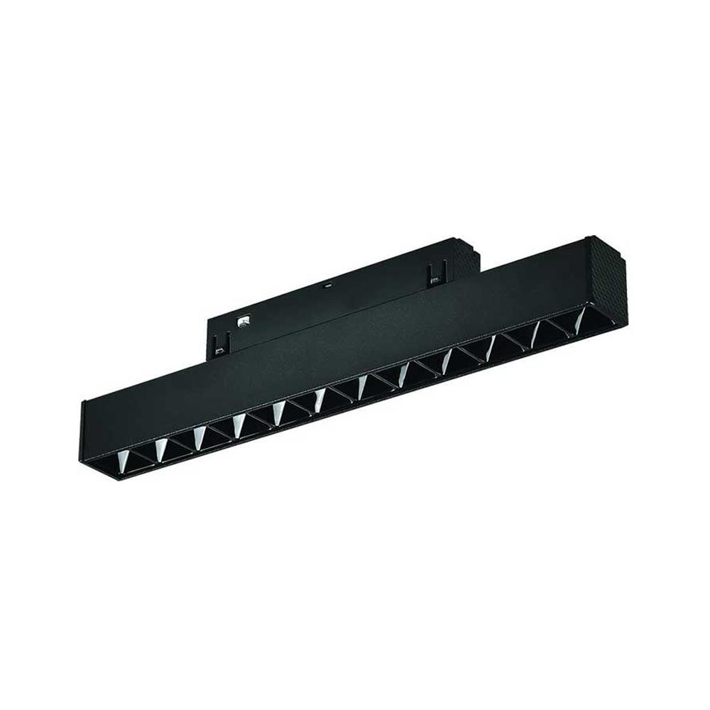 Forlife Siyah Kompakt Lensli Magnet Armatür 12W 6500K Beyaz FL-6612 resmi