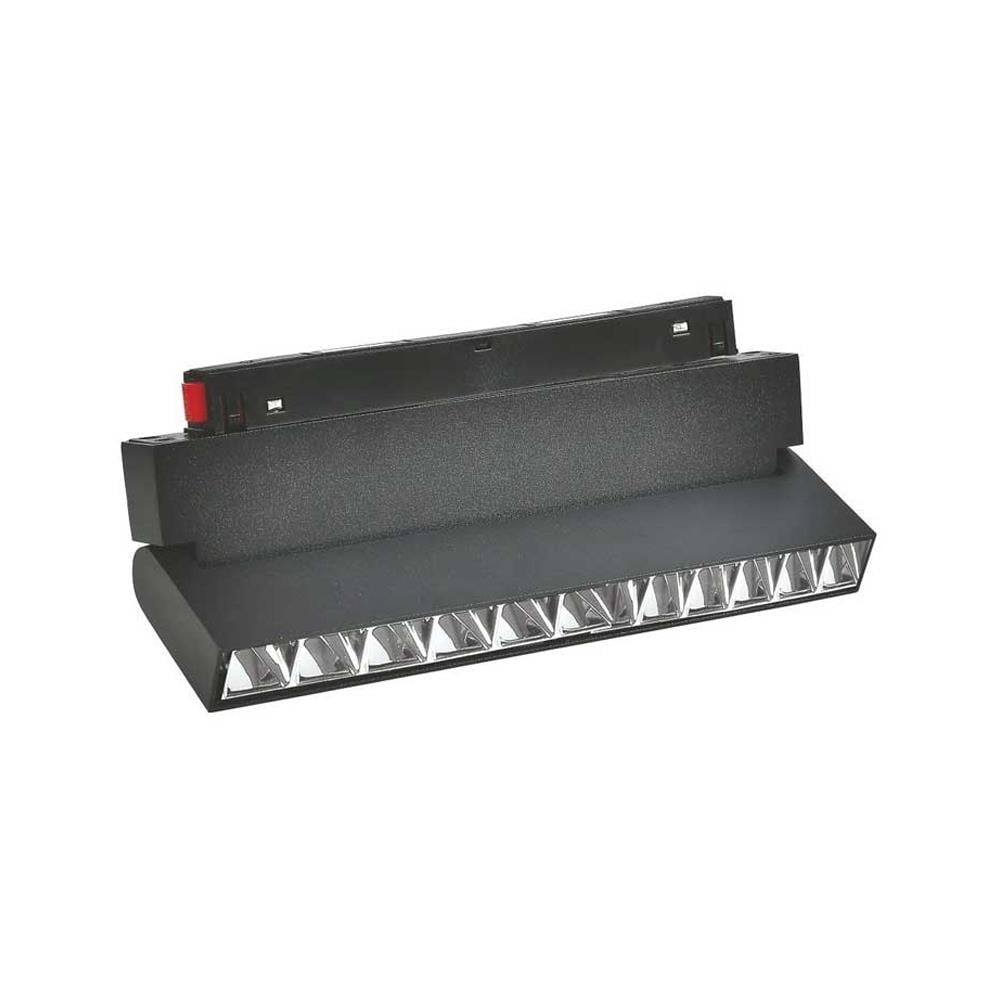 Forlife Silver Kompakt Lensli Hareketli Magnet Armatür 12W 6500K Beyaz FL-6622 S resmi