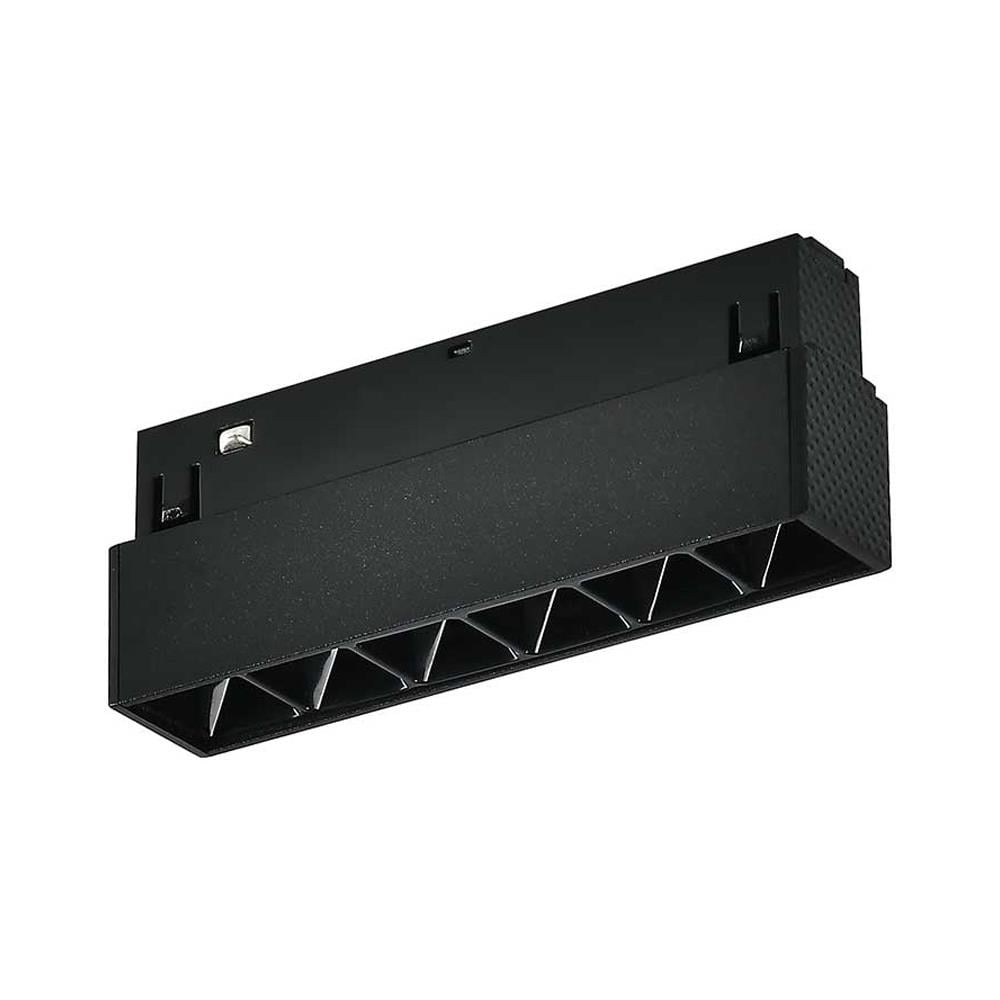 Forlife Siyah Lensli Dimlenebilir Magnet Armatür 6W 4000K Ilık Beyaz FL-5511 D resmi