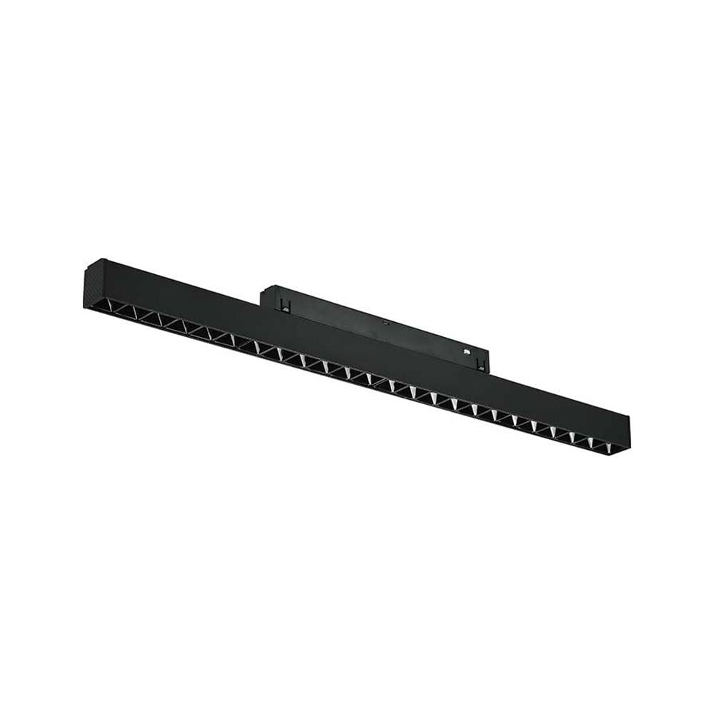 Forlife Siyah Lensli Dimlenebilir Magnet Armatür 24W 6500K Beyaz FL-5514 D resmi