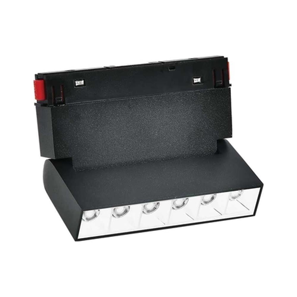 Forlife Beyaz Lensli Hareketli Magnet Armatür 6W 4000K Ilık Beyaz FL-5521 W resmi