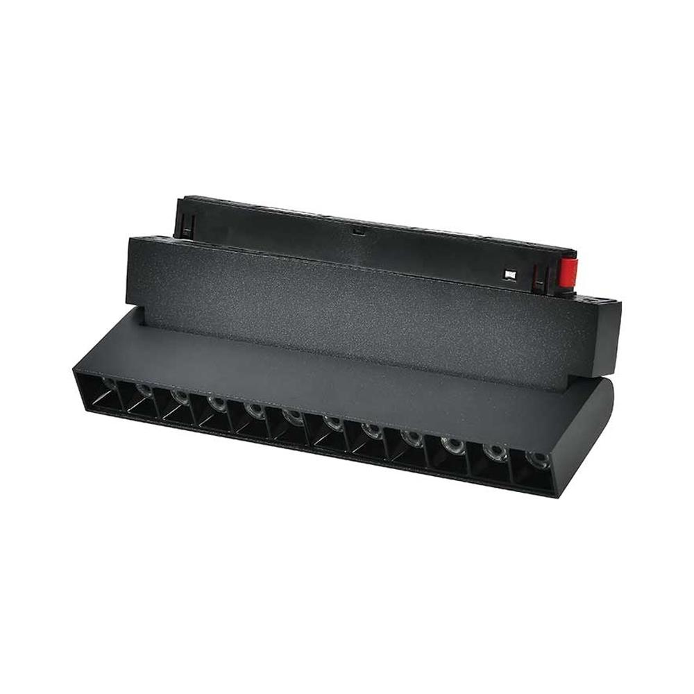 Forlife Siyah Lensli Hareketli Dimlenebilir Magnet Armatür 12W 6500K Beyaz FL-5522 D resmi