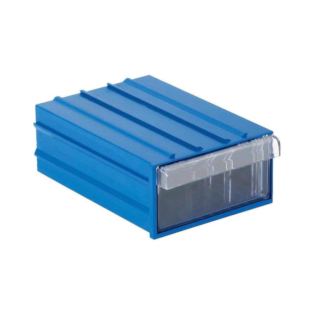 Sembol Plastik Çekmeceli Kutu 202 100x138x52mm Mavi-Şeffaf resmi