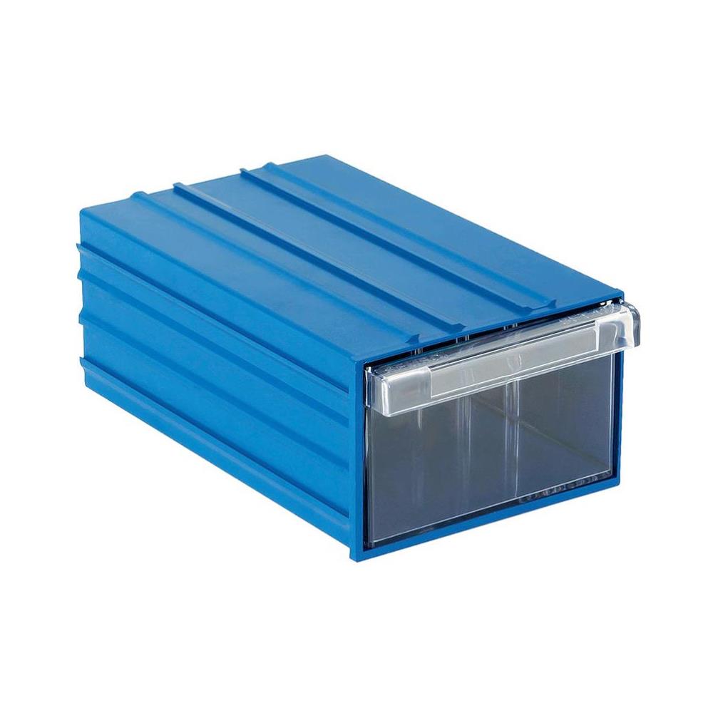 Sembol Plastik Çekmeceli Kutu 140 136x230x96mm Mavi-Şeffaf resmi