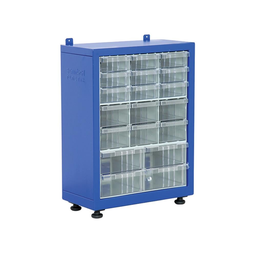 Sembol Plastik Çekmeceli Tek Yönlü Metal Dolap TMD 120-113 400x220x500mm resmi