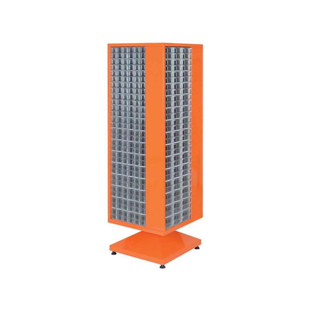 Sembol Plastik Çekmeceli Döner Metal Dolap MT Y 112-114 540x540x1700mm resmi