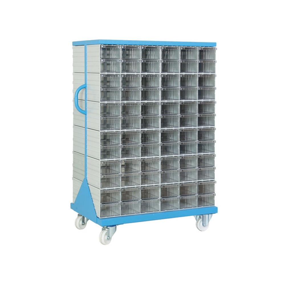 Sembol Plastik Çekmeceli Çift Yönlü Metal Dolap ÇYD 120 730x430x1130mm resmi