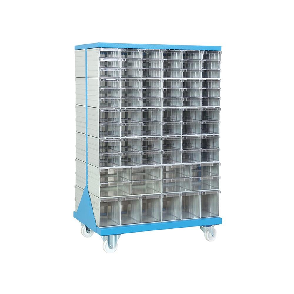 Sembol Plastik Çekmeceli Çift Yönlü Metal Dolap ÇYD 120-S 730x430x1130mm resmi