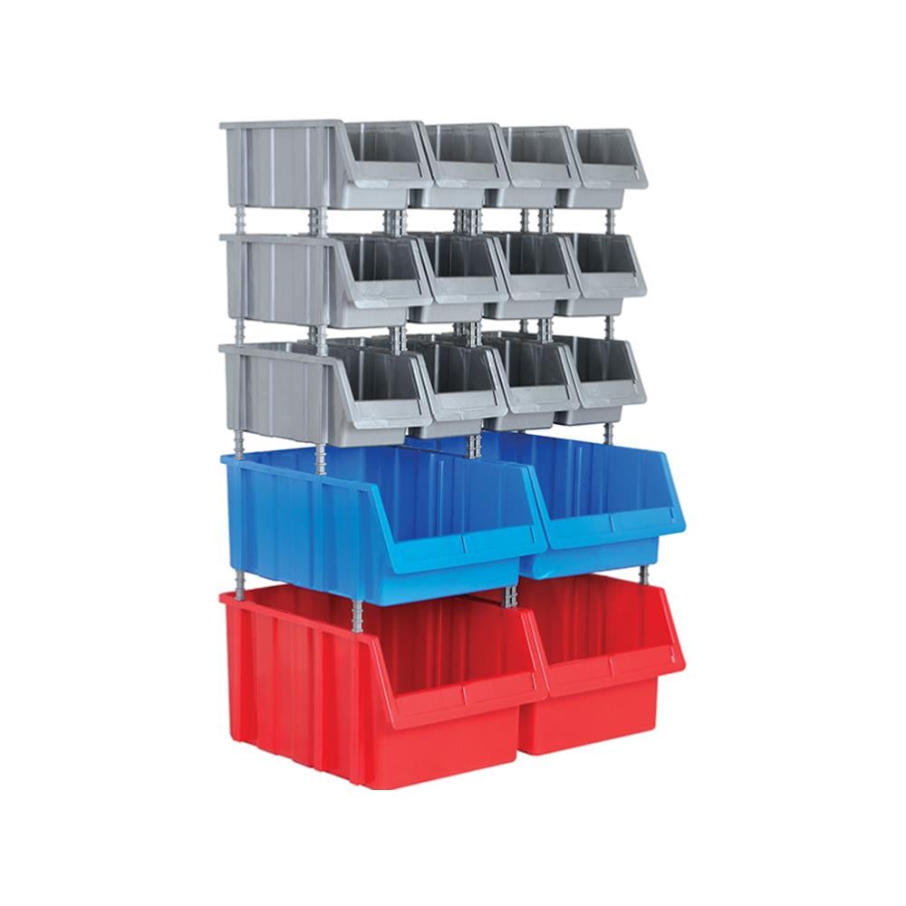 Sembol Plastik Avadanlık Seti Kod 1160 Renkli 68x51x110cm (16 Adet Avadanlık) resmi