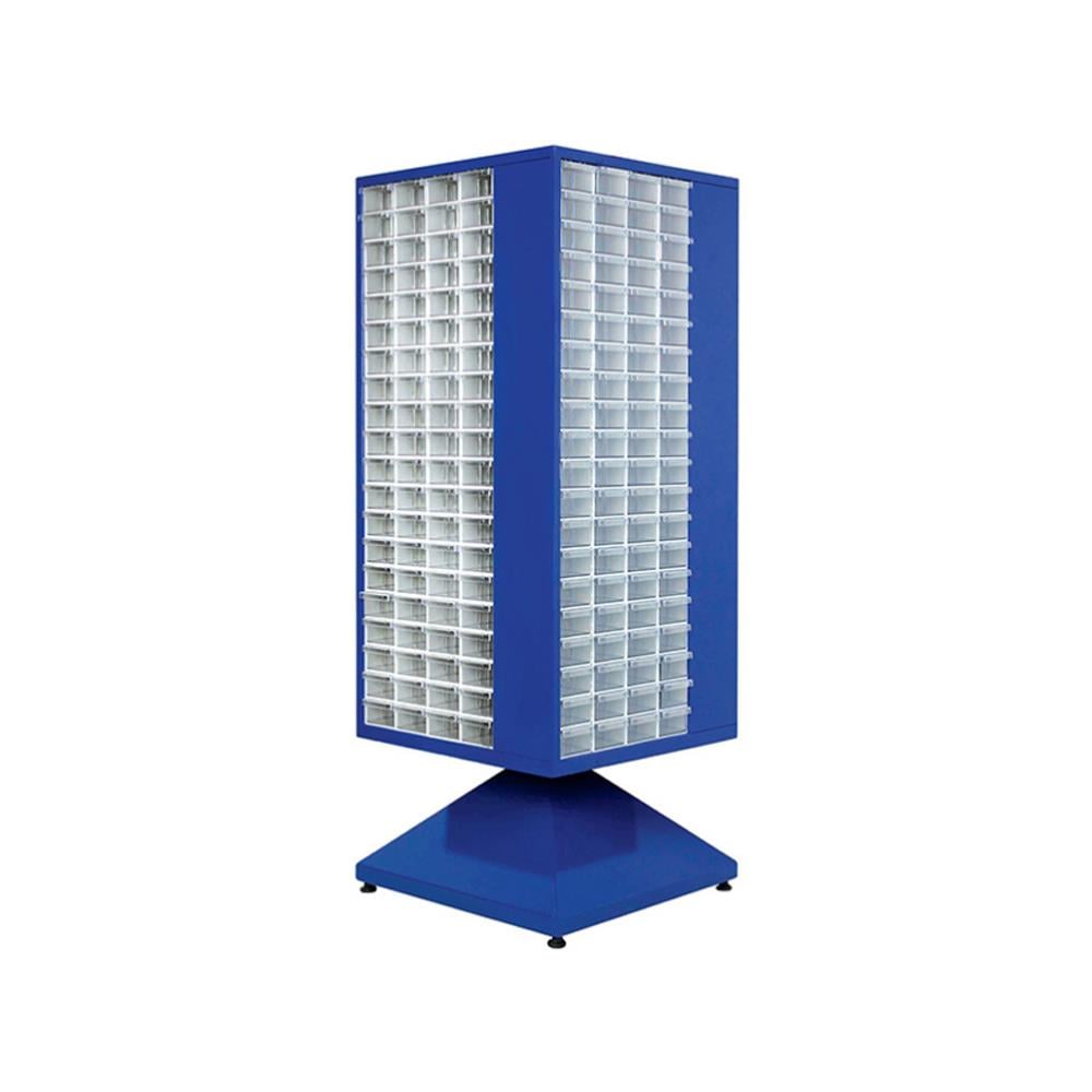 Sembol Plastik Çekmeceli Döner Metal Dolap MT 105 630x630x1700mm resmi