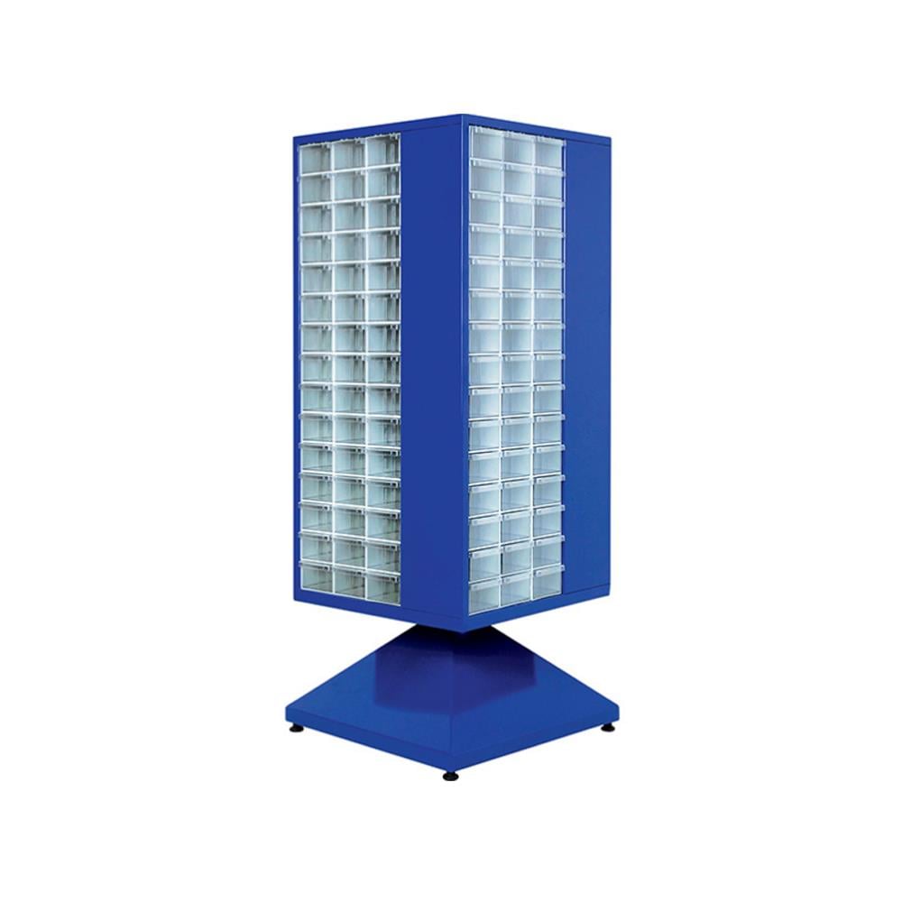 Sembol Plastik Çekmeceli Döner Metal Dolap MT 120-180 600x600x1600mm resmi