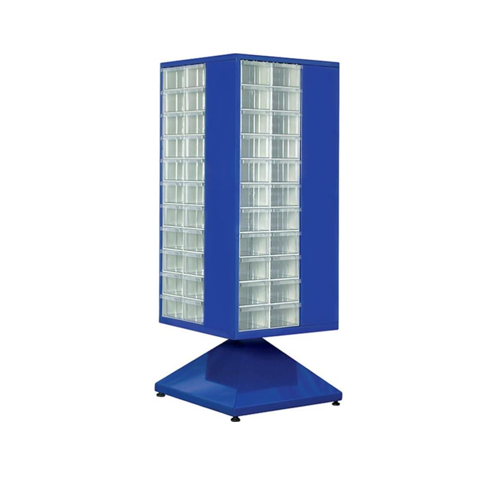 Sembol Plastik Çekmeceli Döner Metal Dolap MT 175-88 610x610x1630mm resmi