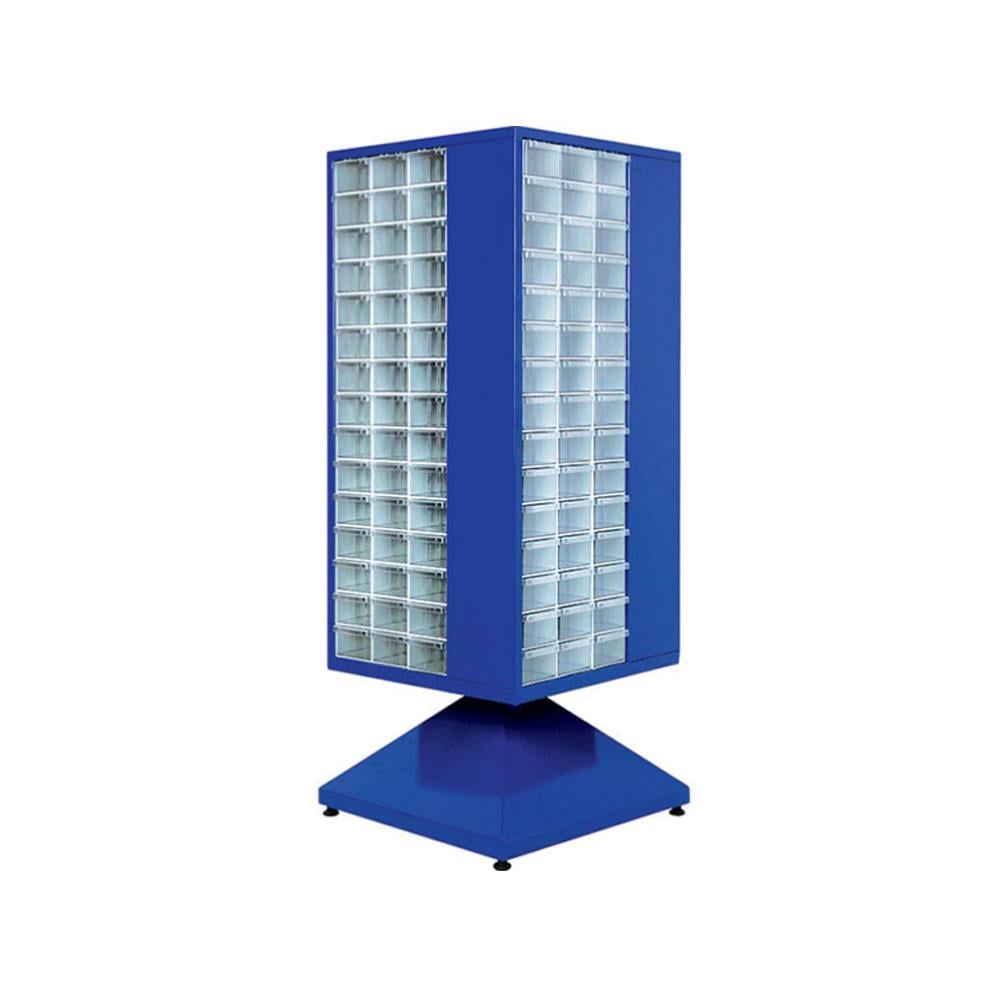 Sembol Plastik Çekmeceli Döner Metal Dolap MT 140 680x680x1830mm resmi