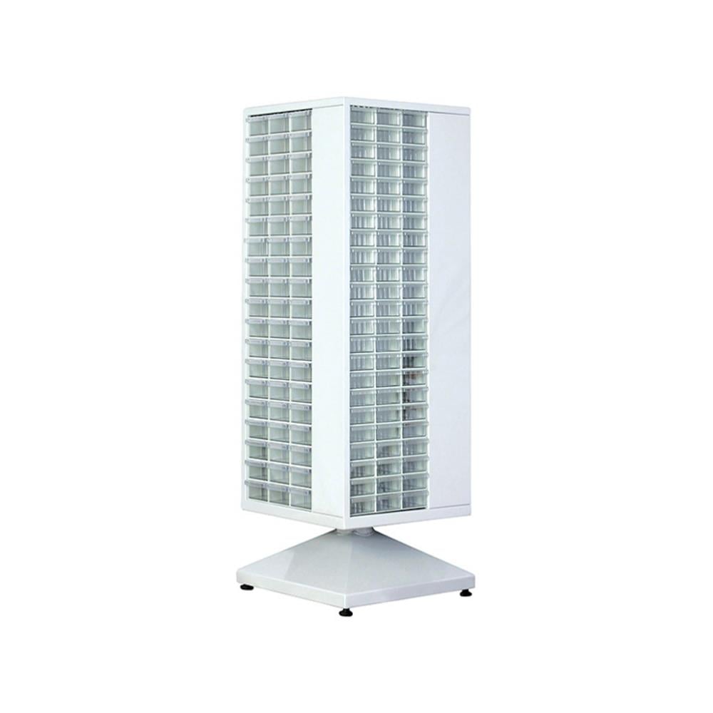 Sembol Plastik Çekmeceli Döner Metal Dolap MT 202-105 500x500x1500mm resmi