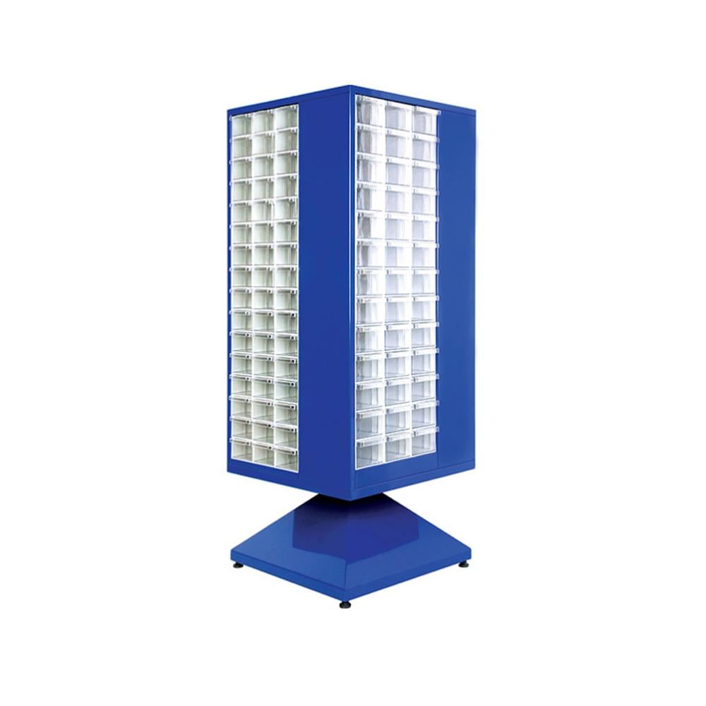 Sembol Plastik Çekmeceli Döner Metal Dolap MT süper 670x670x1700mm resmi