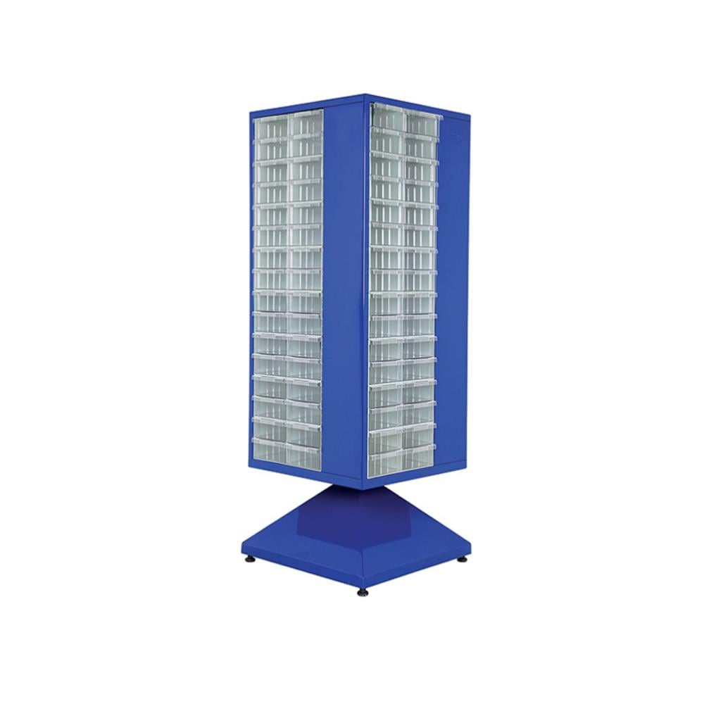 Sembol Plastik Çekmeceli Döner Metal Dolap MT 120-4 600x600x1660mm resmi