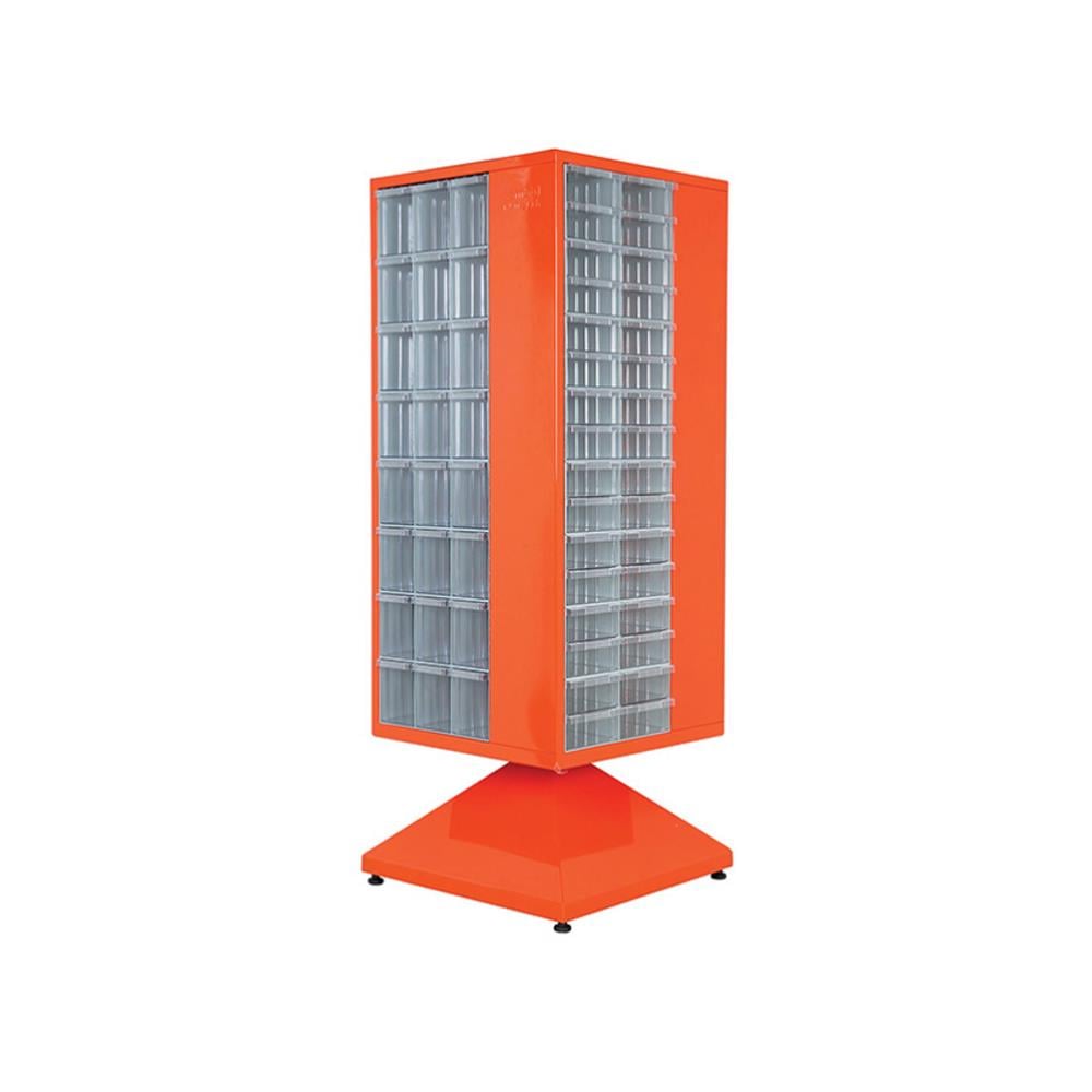 Sembol Plastik Çekmeceli Döner Metal Dolap MT 120-6 600x600x1660mm resmi