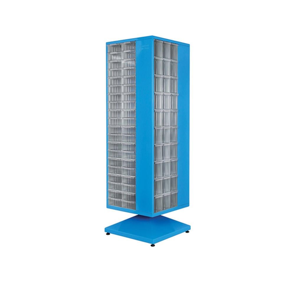 Sembol Plastik Çekmeceli Döner Metal Dolap MT 120-7 600x600x1660mm resmi