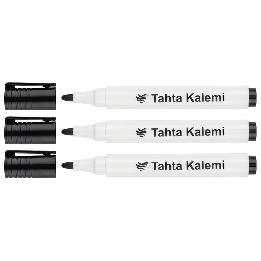 Lotte Tahta Kalemi 3'lü Siyah resmi