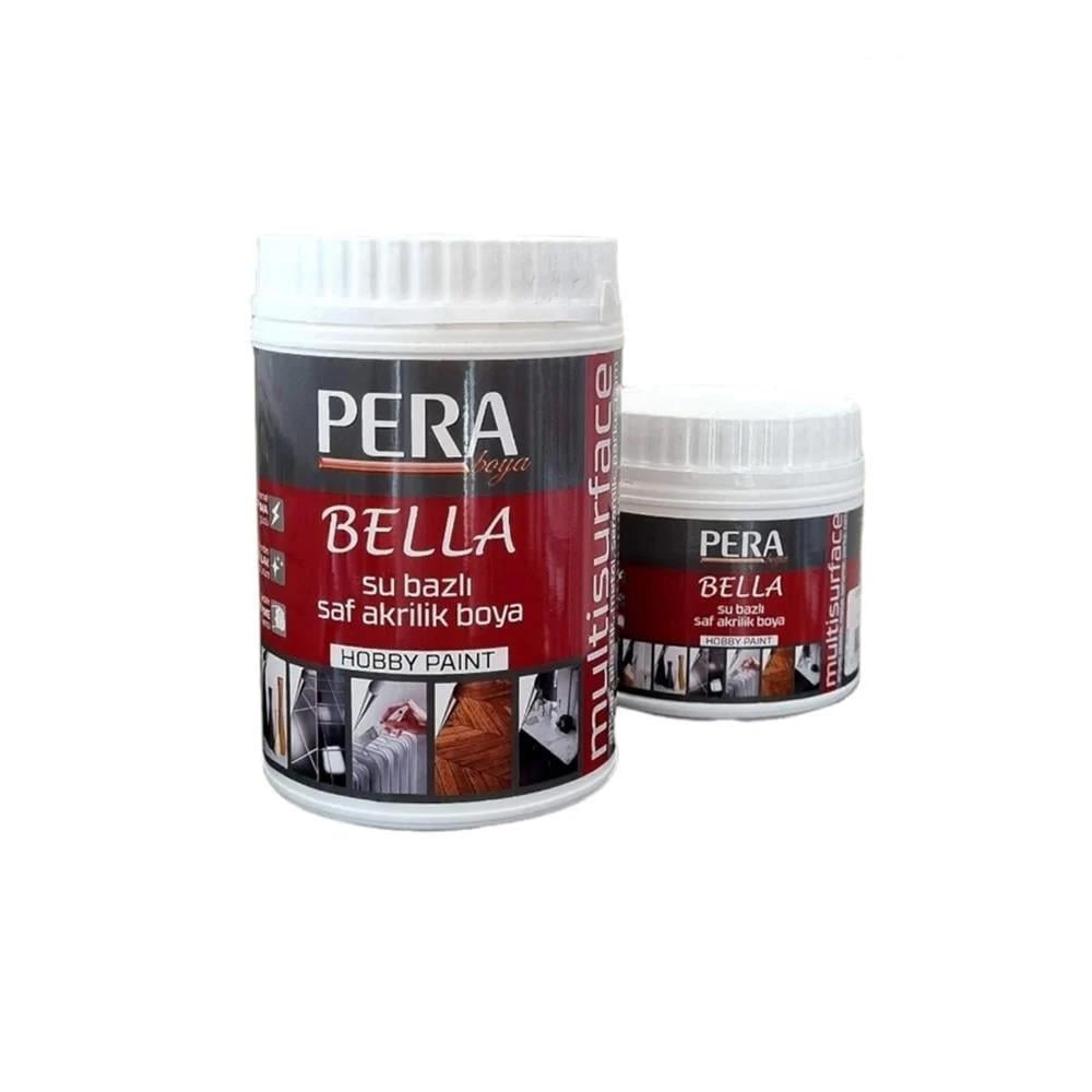 Pera Bella Su Bazlı Saf Akrilik Boya 1 Lt Siyah resmi