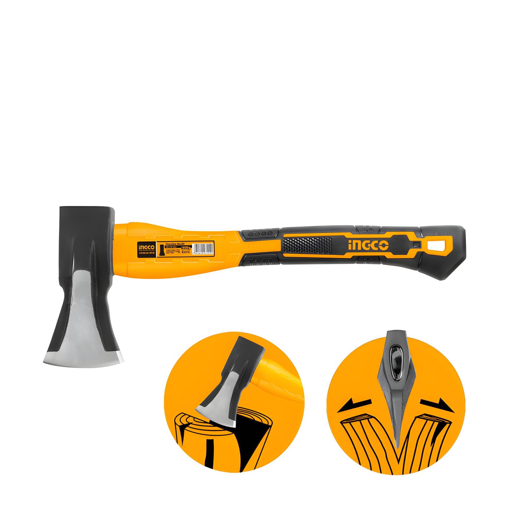 İngco Fiberglass Saplı Balta 1000g ING-HAX03010008 resmi