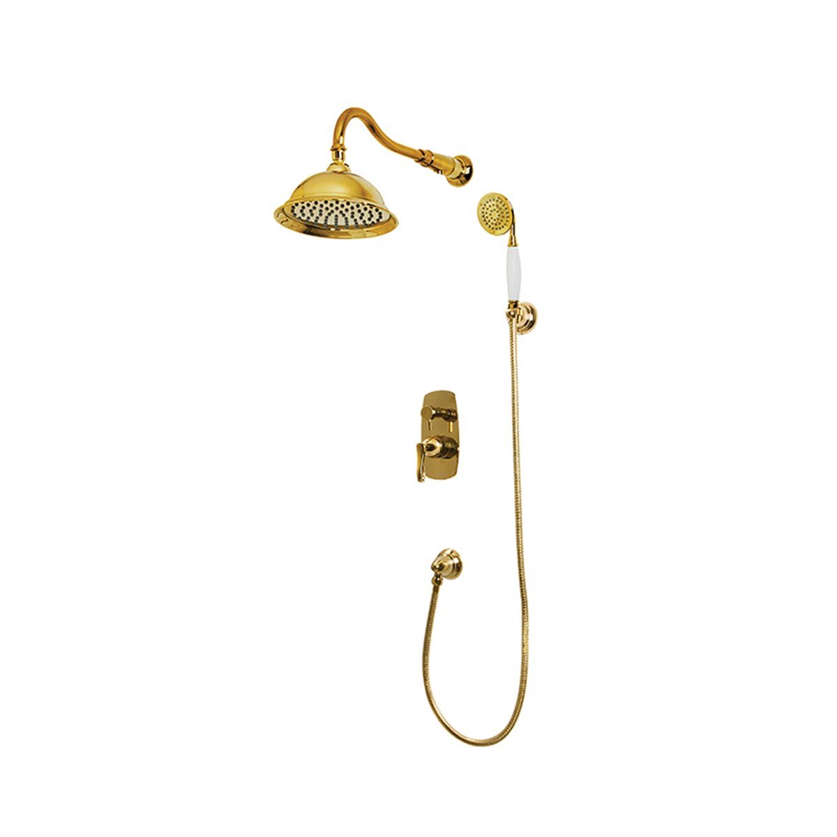 Newarc Golden Ankastre Banyo Bataryası Altın 951131 resmi