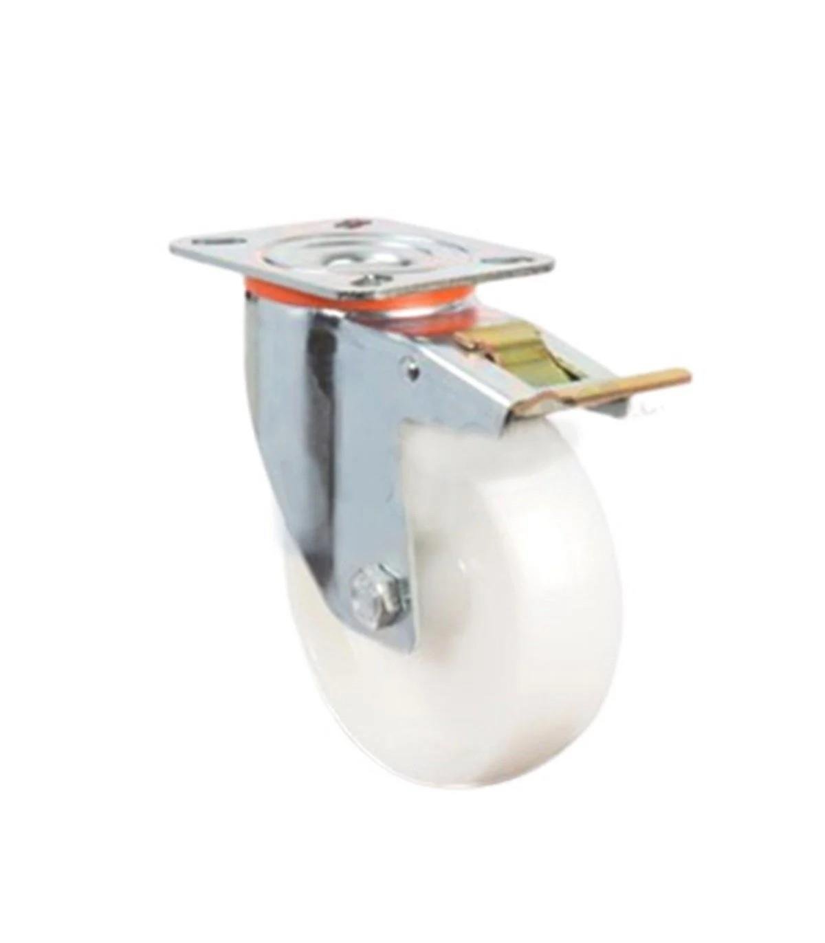 Servis Tekeri Döner Frenli Polyamid 150x45 mm resmi