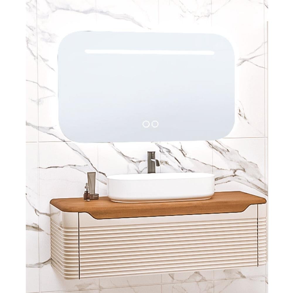 Aquanil Ardino 110 Cm Banyo Dolabı - Vizon resmi
